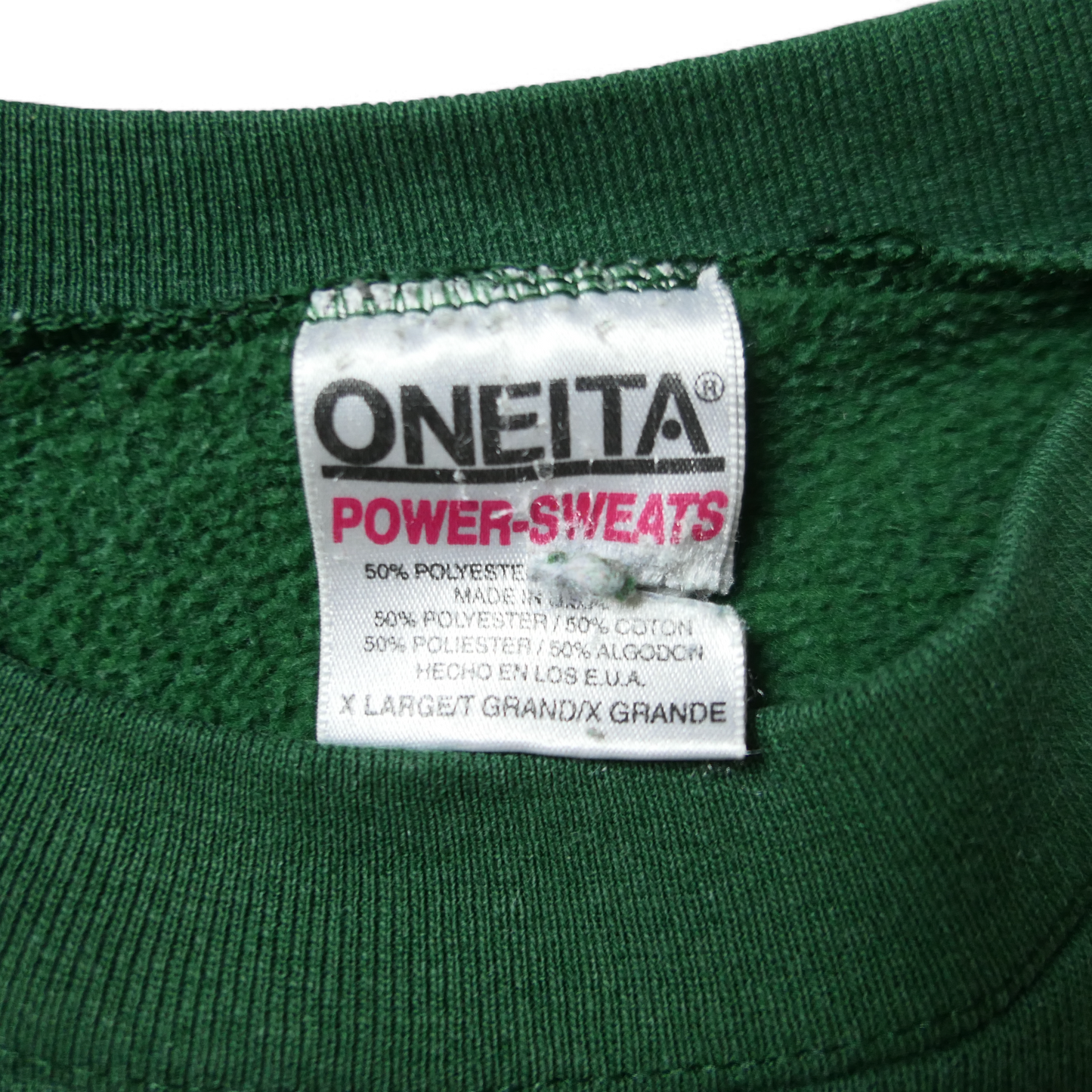 90s XL Message Sweatshirt "whatever..."