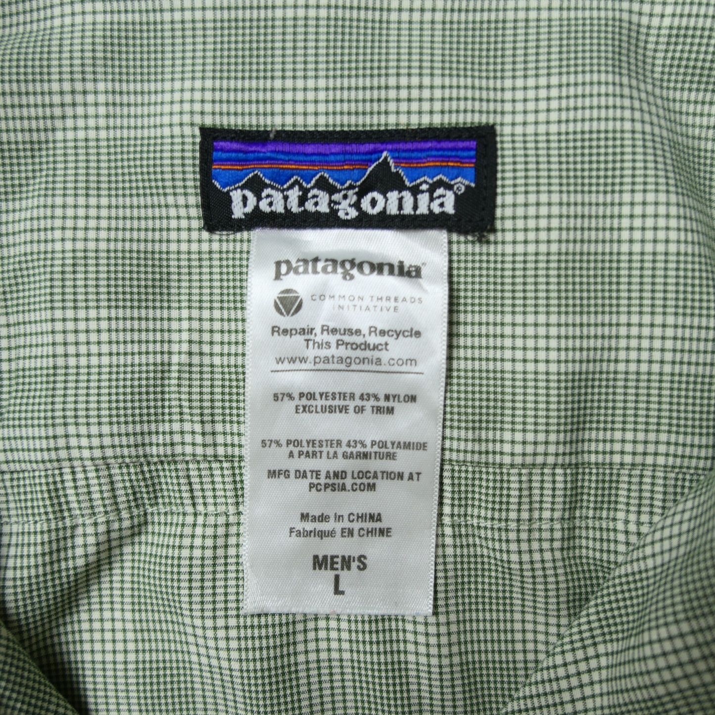 2011's L Open Collar Shirt -Patagonia-
