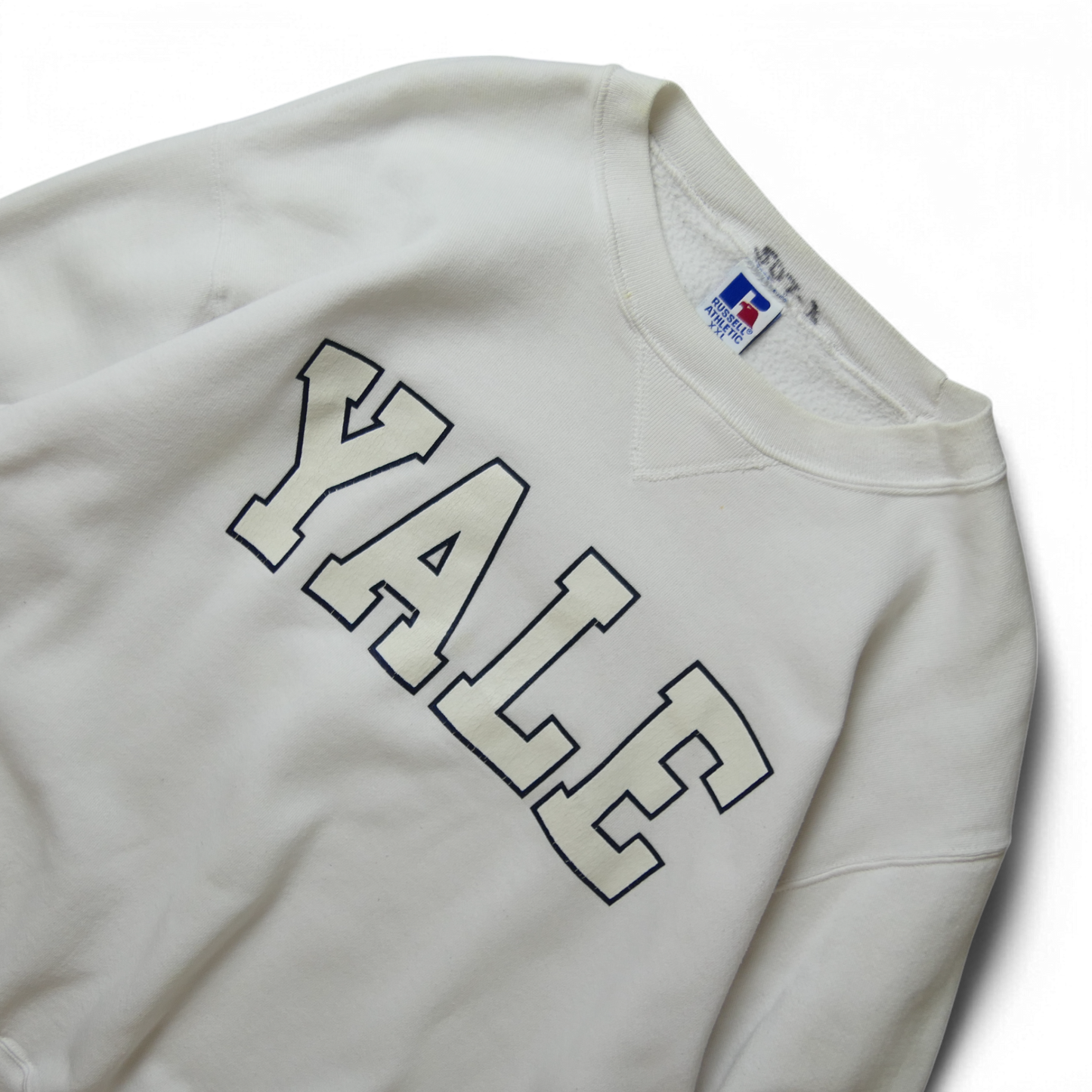 90s Collage Sweat "YALE" -Russell Athletic-