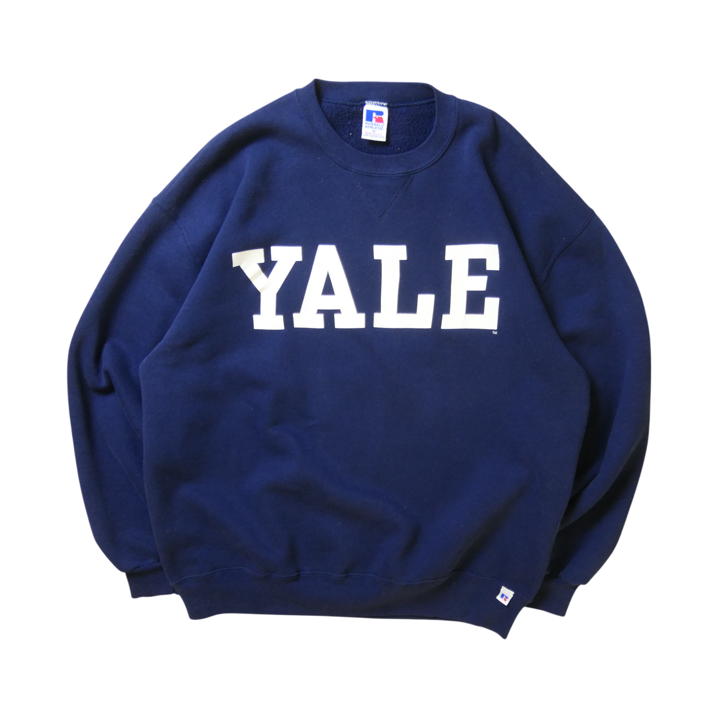 90s Collage Sweat "YALE" -Russell Athletic-