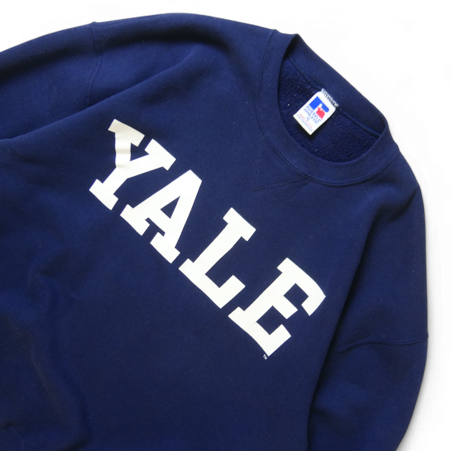 90s Collage Sweat "YALE" -Russell Athletic-