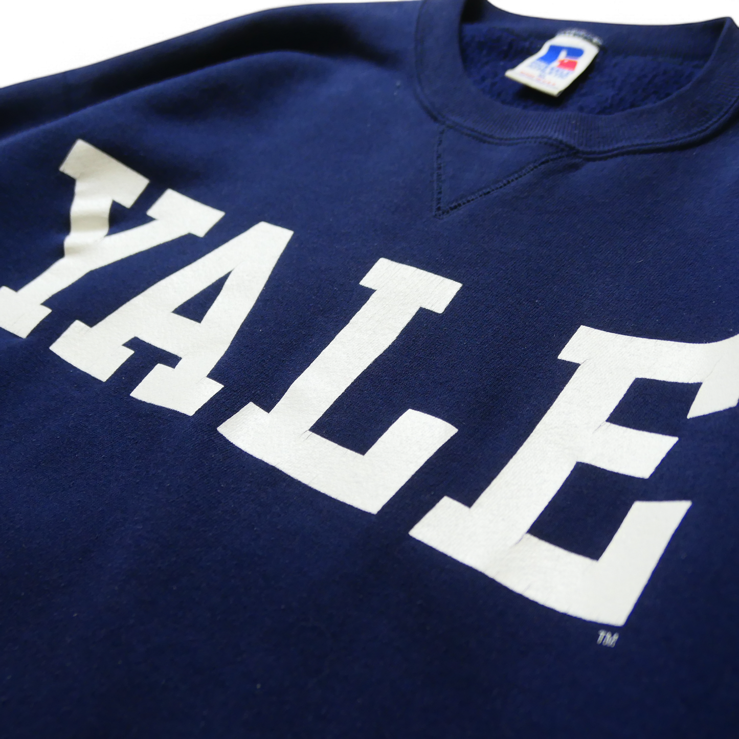 90s Collage Sweat "YALE" -Russell Athletic-