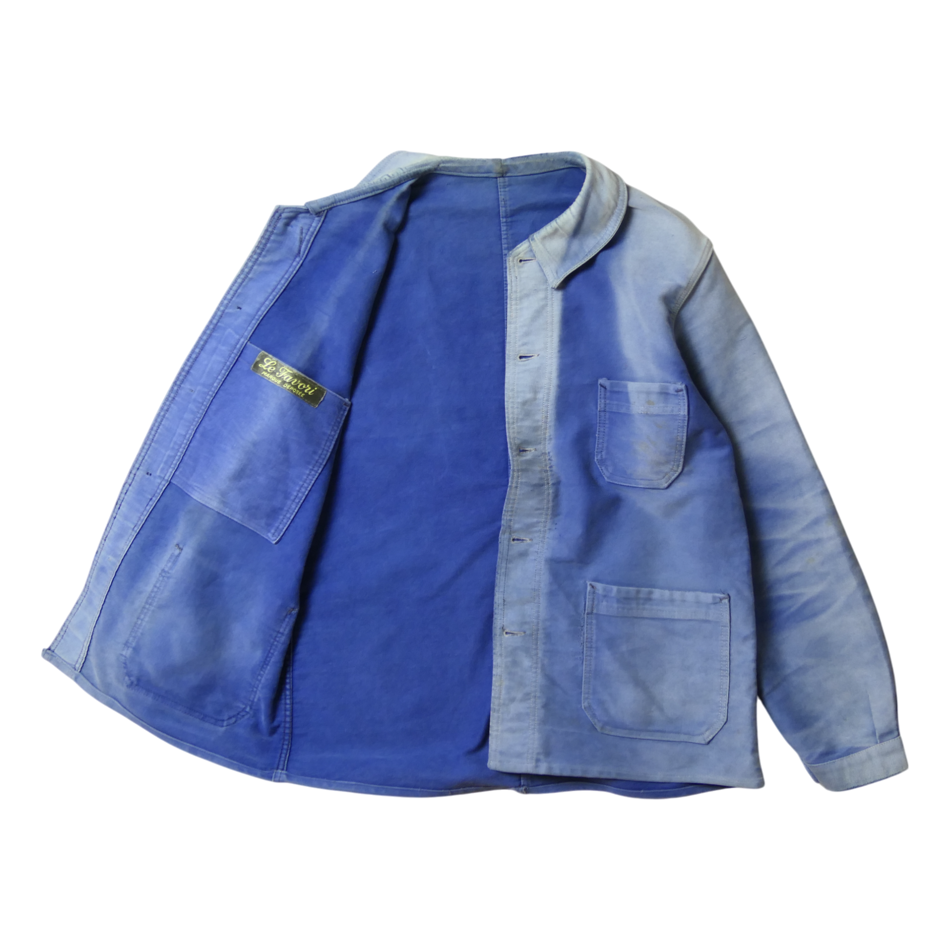 40s~50s Moleskin French Work Jacket -Le Favori- – ユウユウジテキ 40s~50s Moleskin French Work Jacket -Le Favori- – ユウユウジテキ