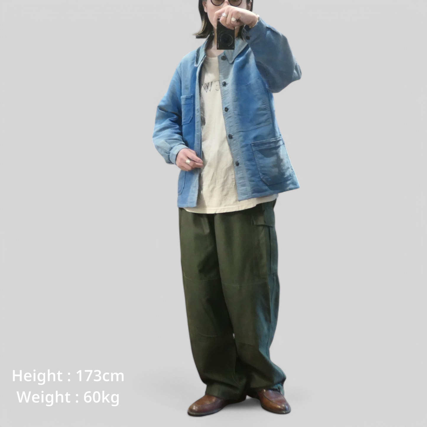 40s~50s Moleskin French Work Jacket -Le Favori-