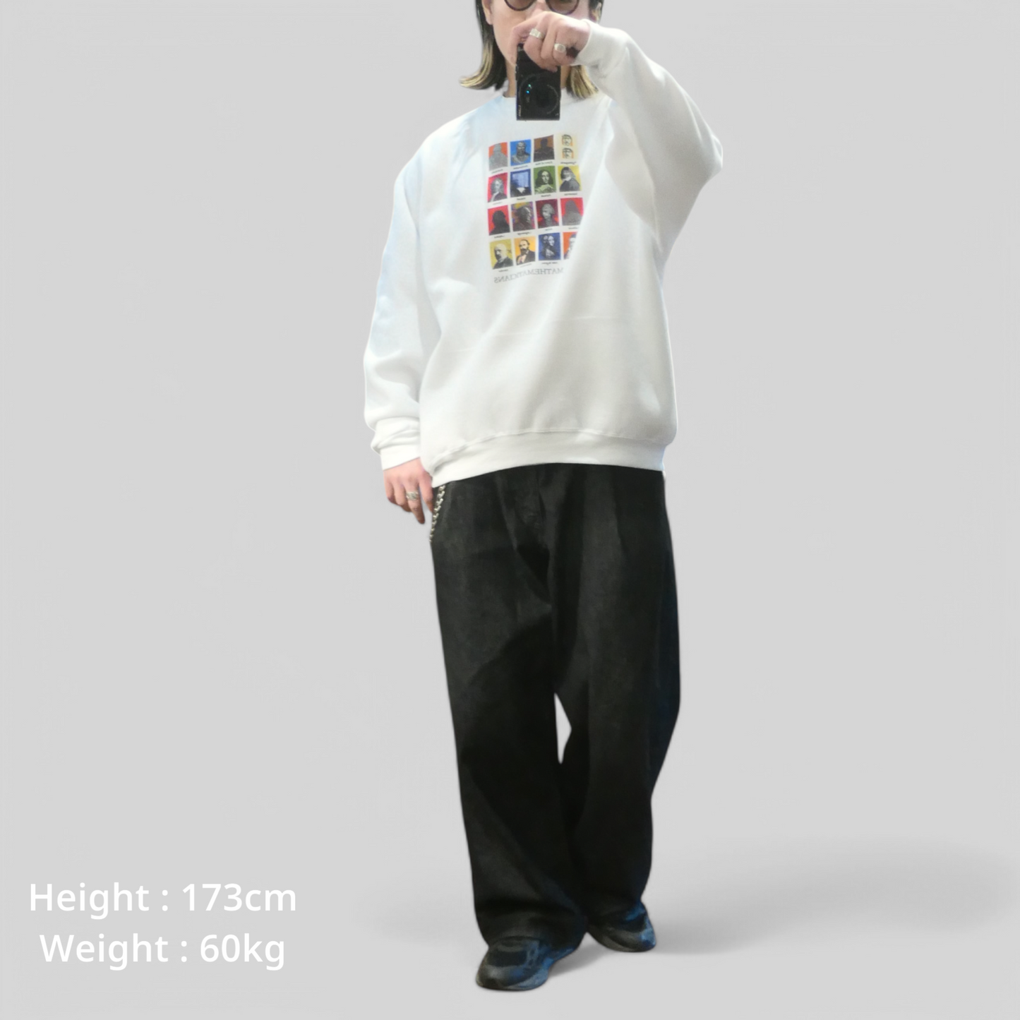 80s~90s Art Sweatshirt -The Mathematicians-