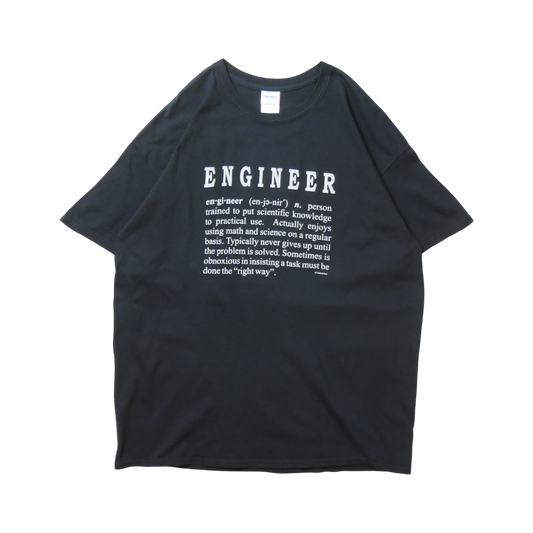 00s~ Message Tee "ENGINEER" -ComputerGear-