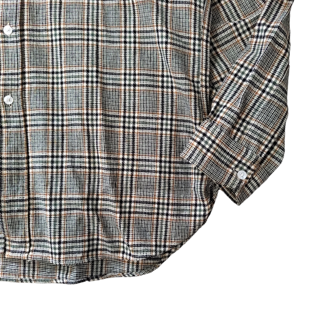 VINTAGE 70s XL Wool check shirt -PENDLETON-