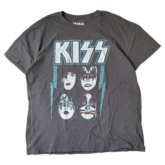 USED XXL Rock band T-shirt -KISS-