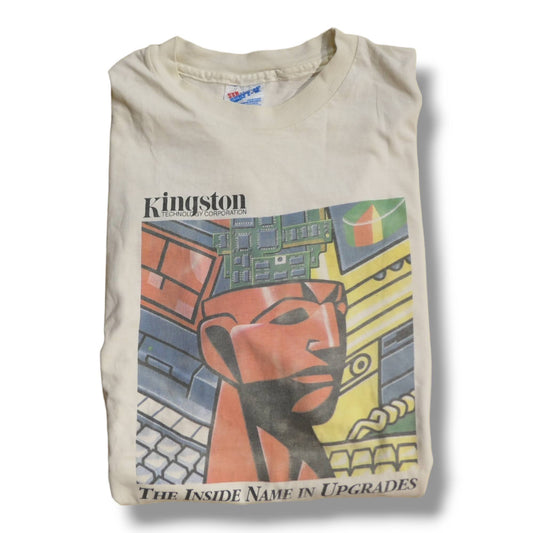 VINTAGE 90s XL Promotion Tee -Kingston Technology-