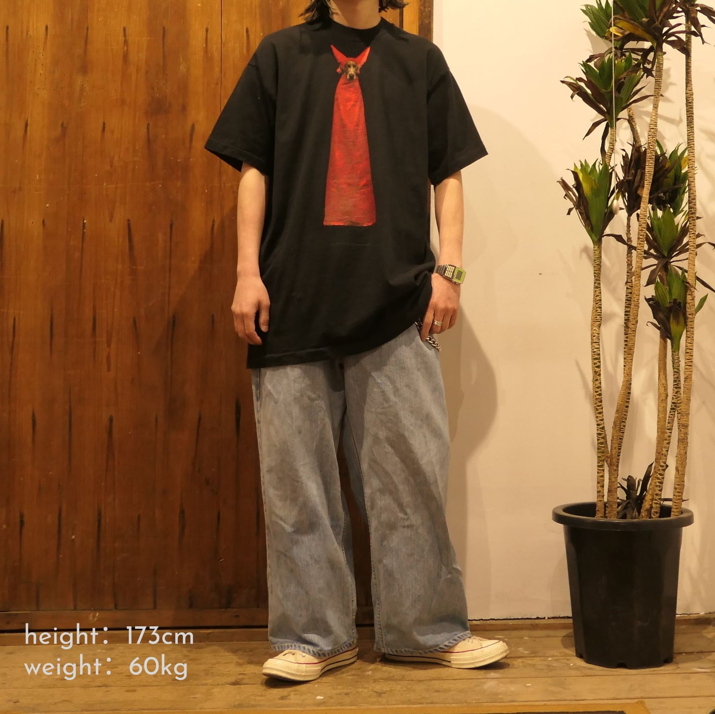 VINTAGE 90s XL Art Tee -William Wegman-