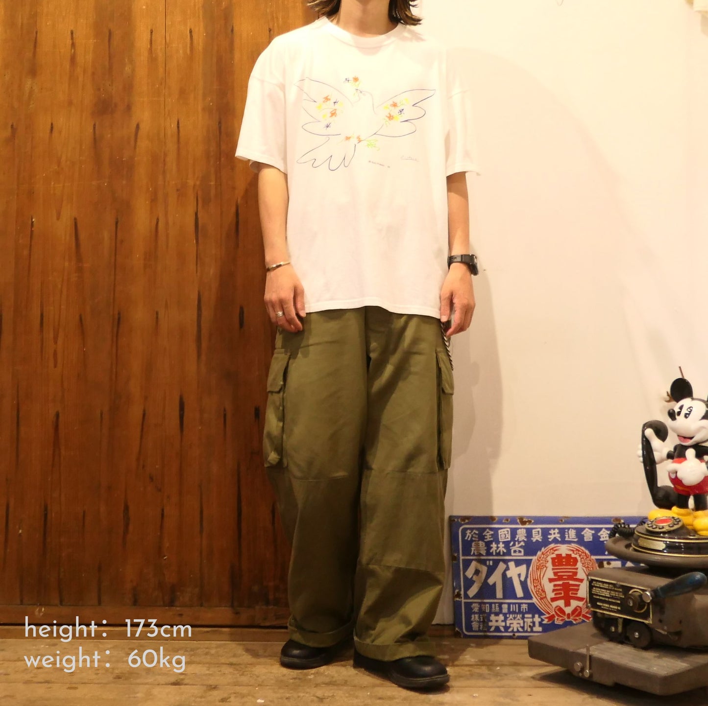 VINTAGE 90s L-XL Art Tee -Pablo Picasso-