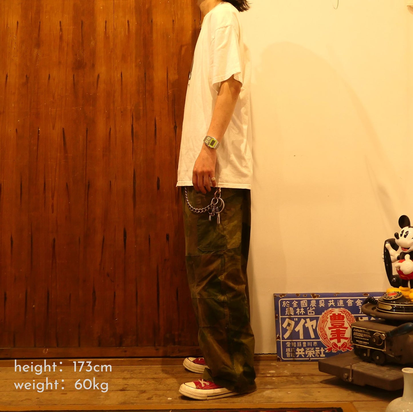 USED XL Message Tee -IT'S GO TIME-