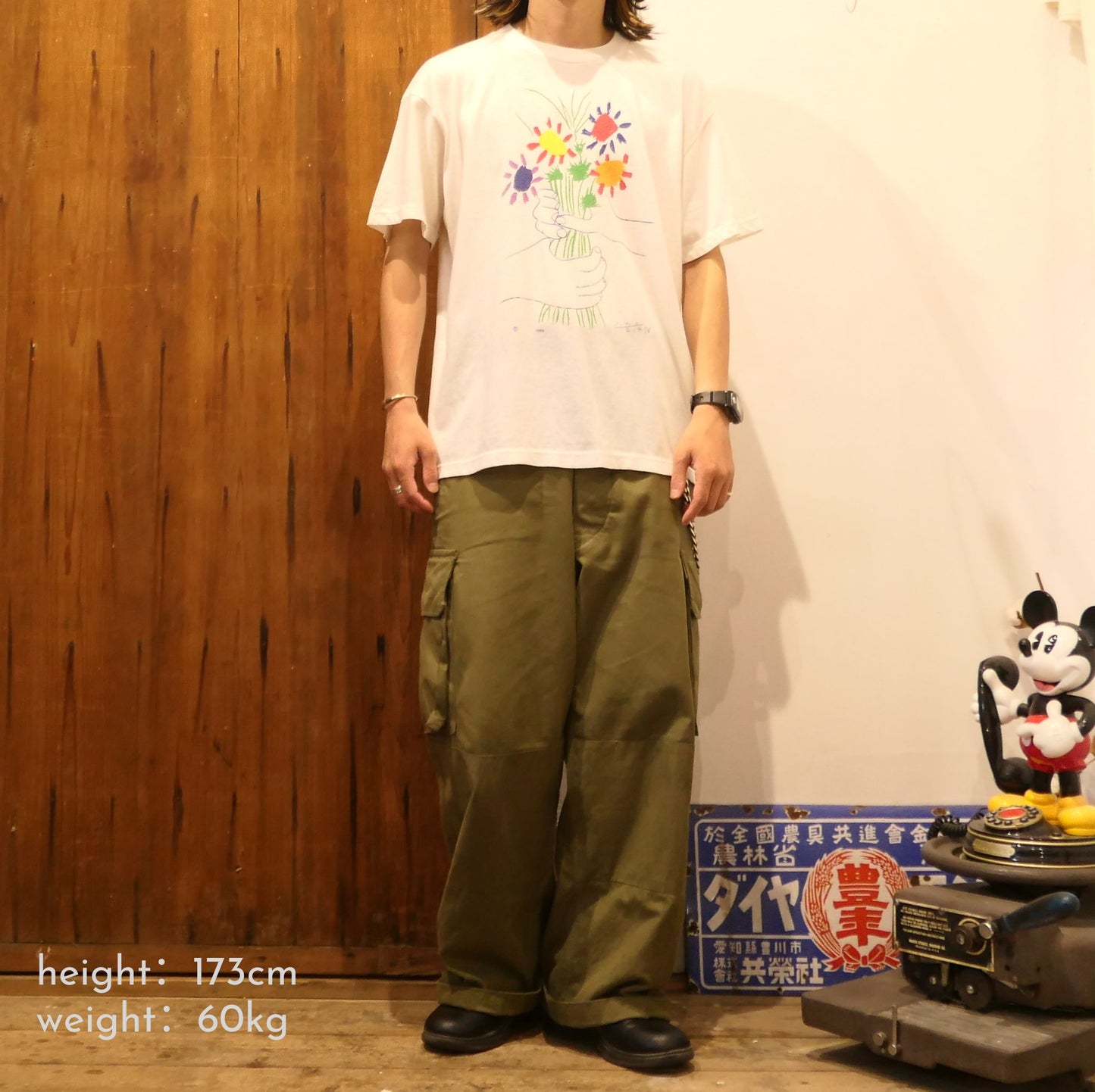 VINTAGE 80s XL Art Tee -Pablo Picasso-
