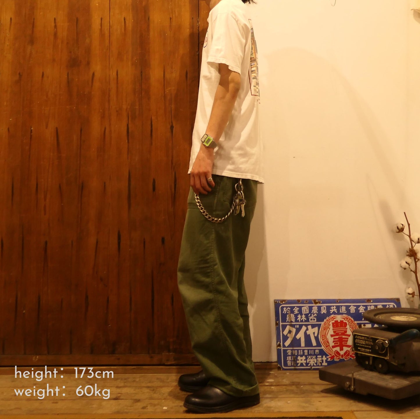 VINTAGE 90-00s M-L Promotion Tee -Esso-