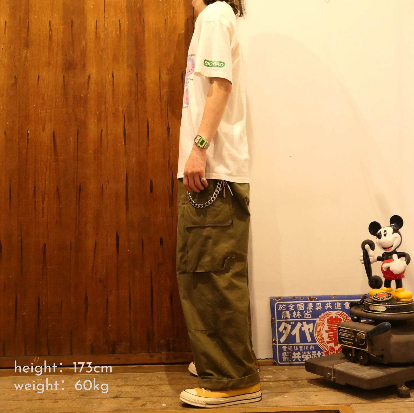 VINTAGE 90s XL Promotion Tee -BIORAD-