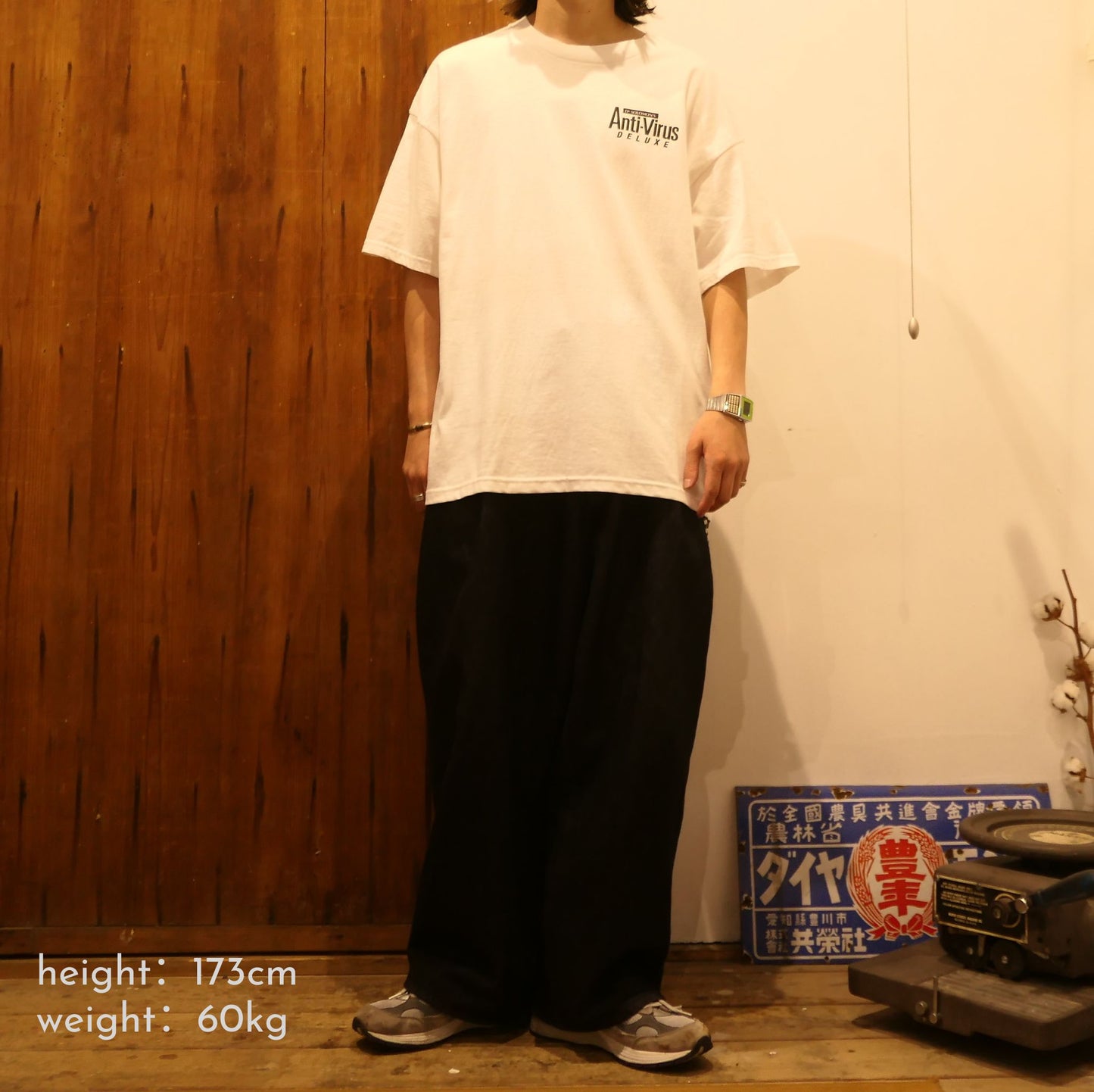 VINTAGE 90s XL Promotion Tee -Anti Virus DELUX-