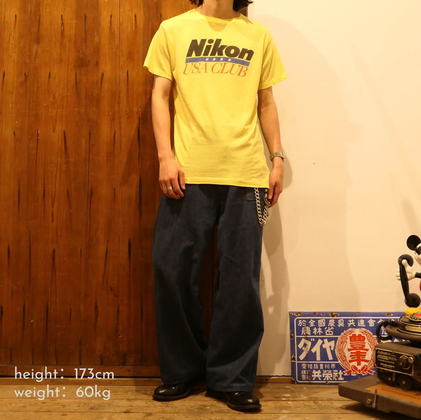 VINTAGE 80-90s M-L Promotion Tee -Nikon-