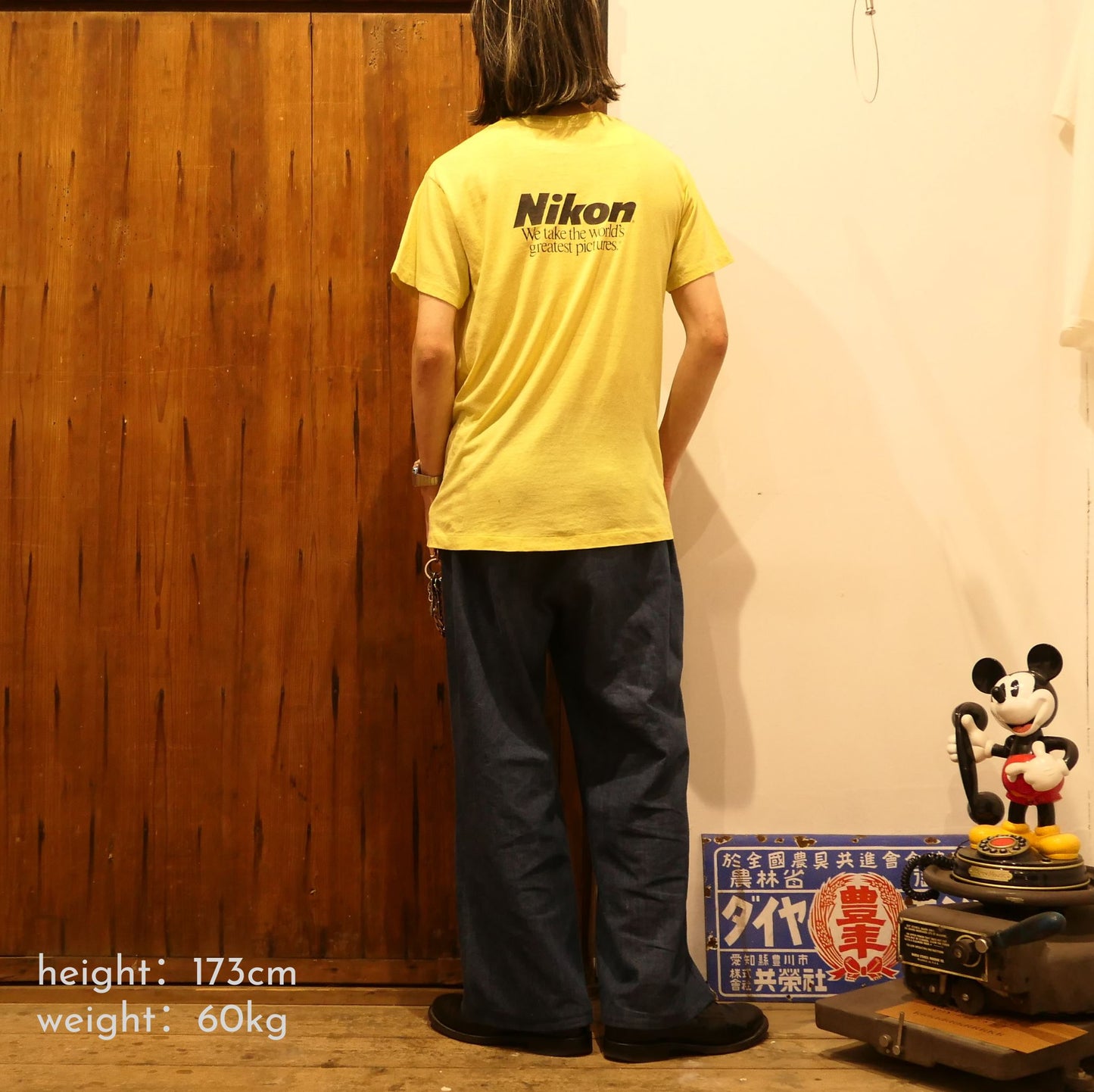 VINTAGE 80-90s M-L Promotion Tee -Nikon-