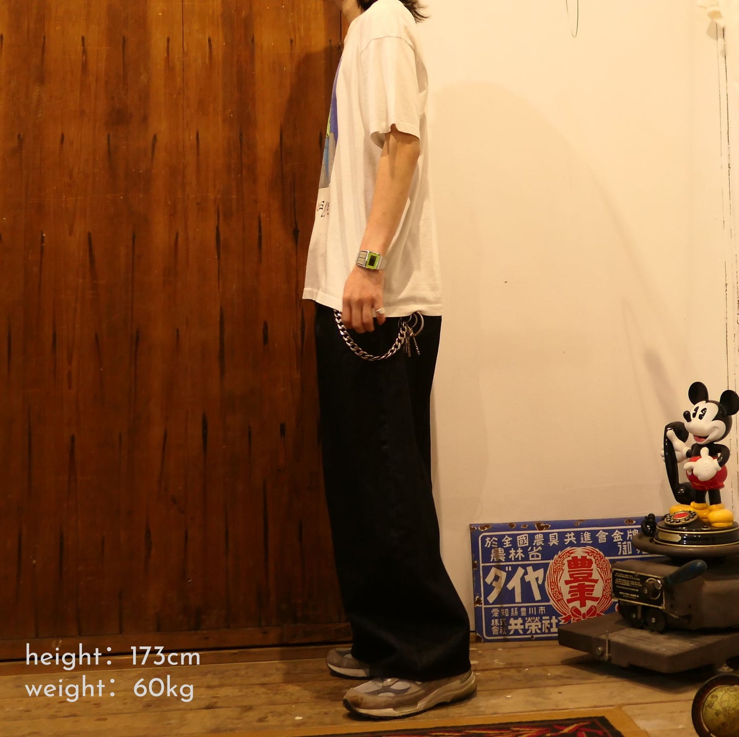 VINTAGE 90s L-XL Art Tee -Frankenstein-