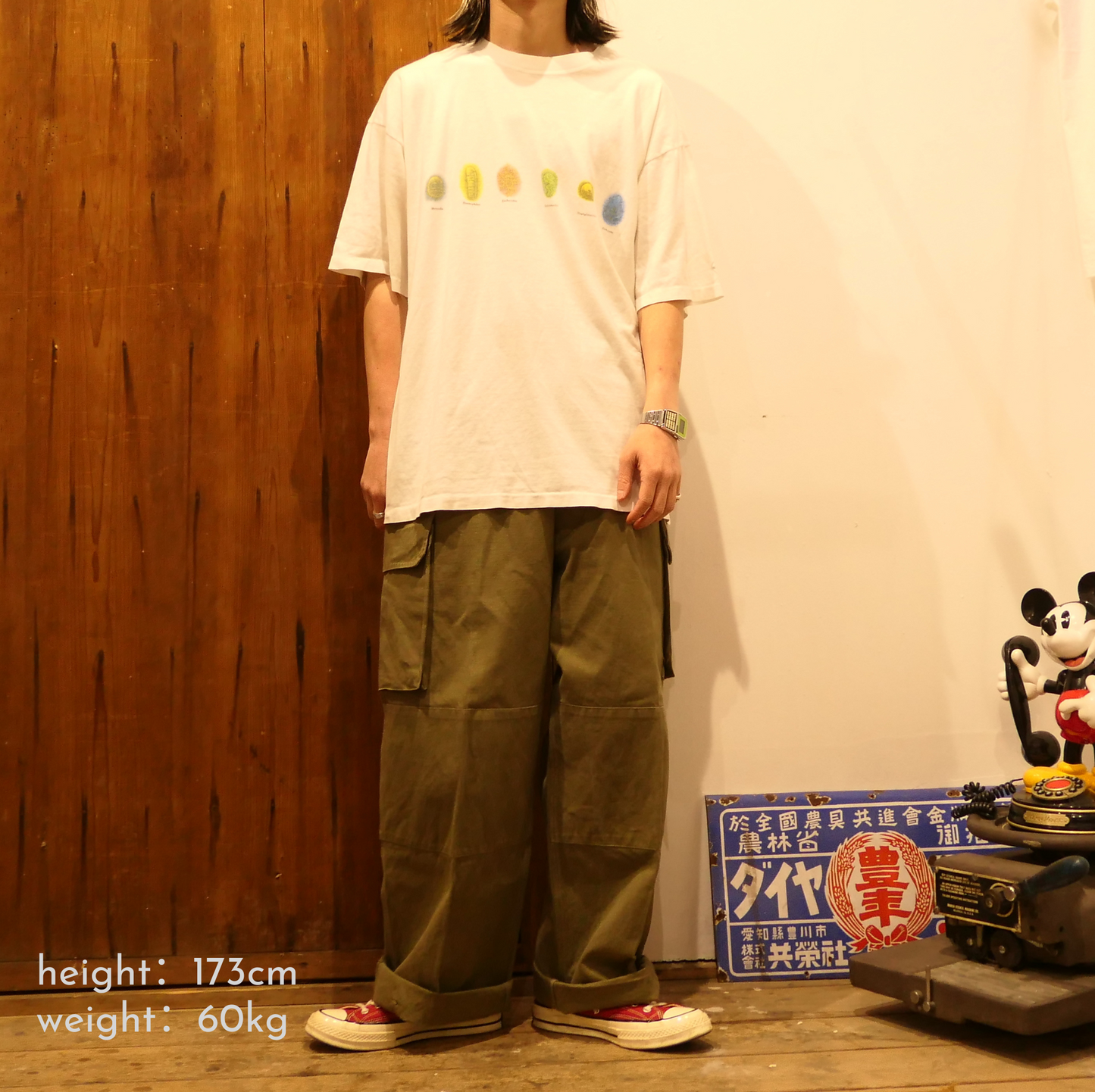VINTAGE 90s XL Promotion Tee "Bacteria" -BAYER-