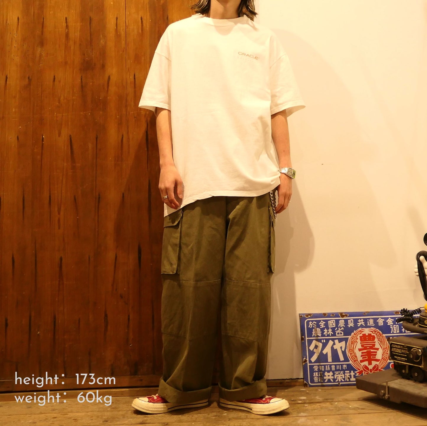 VINTAGE 90-00s XL Promotion Tee -ORACLE-