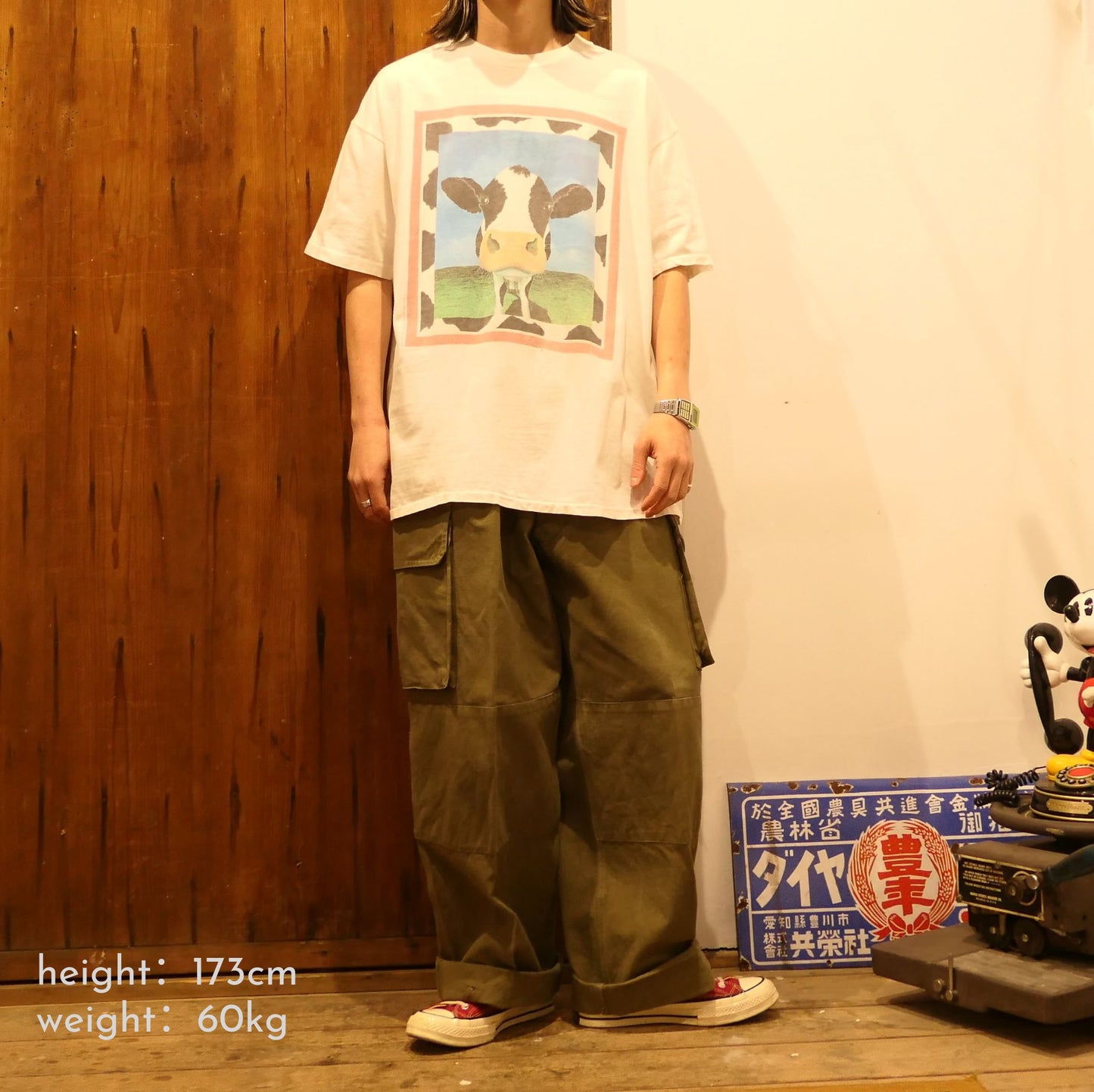 VINTAGE 90s XL Art Tee -Leanin' Tree-