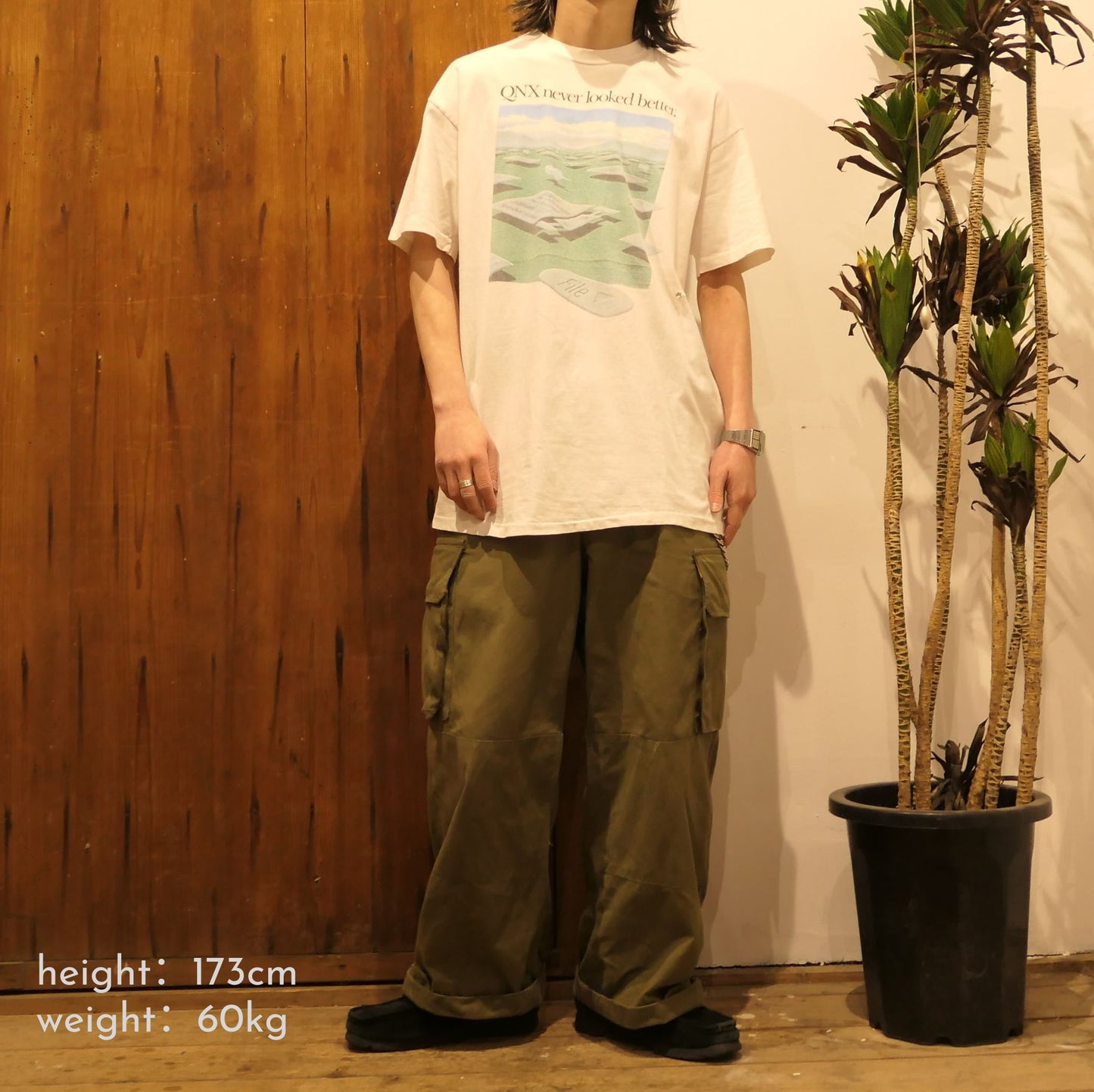 VINTAGE 80s XL Promotion Tee -QNX-