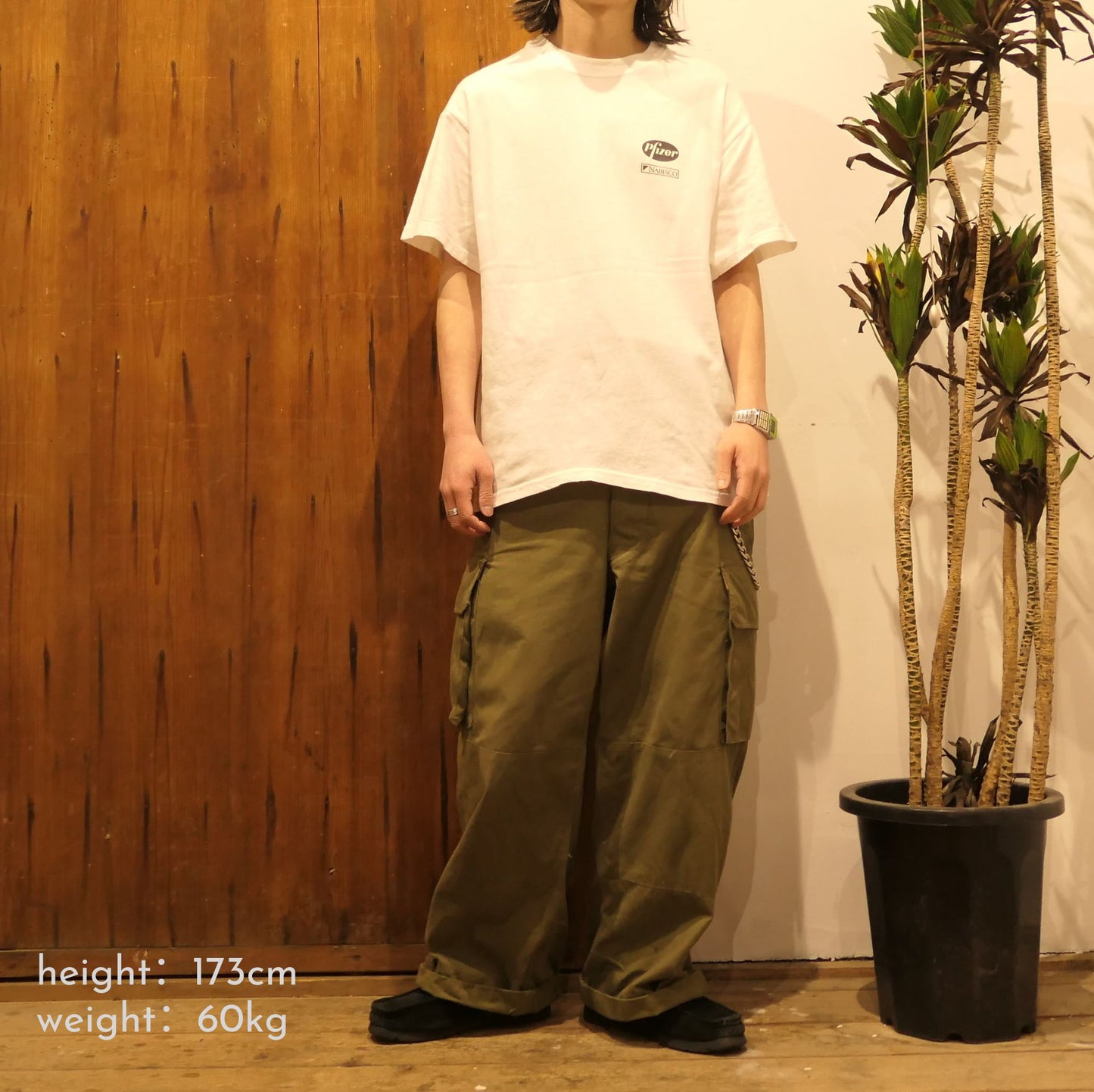 VINTAGE 90-00s L Promotion Tee -Pfizer × NABISCO-