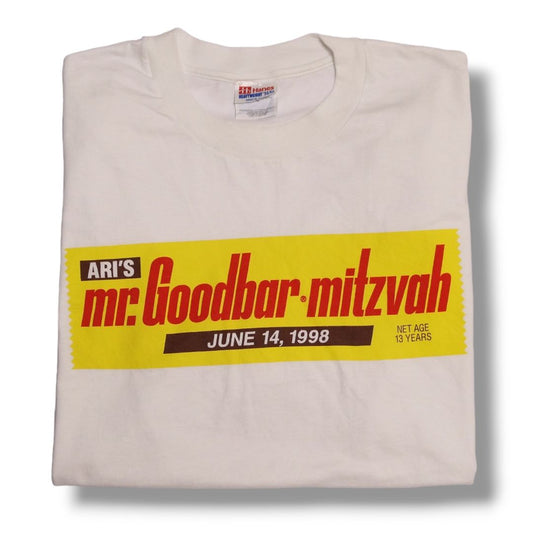 VINTAGE 90s XL Promotion Tee -mr. goodbar-