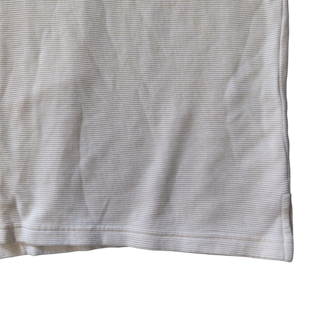 USED L S/S Silk polo shirt -L.L.Bean-