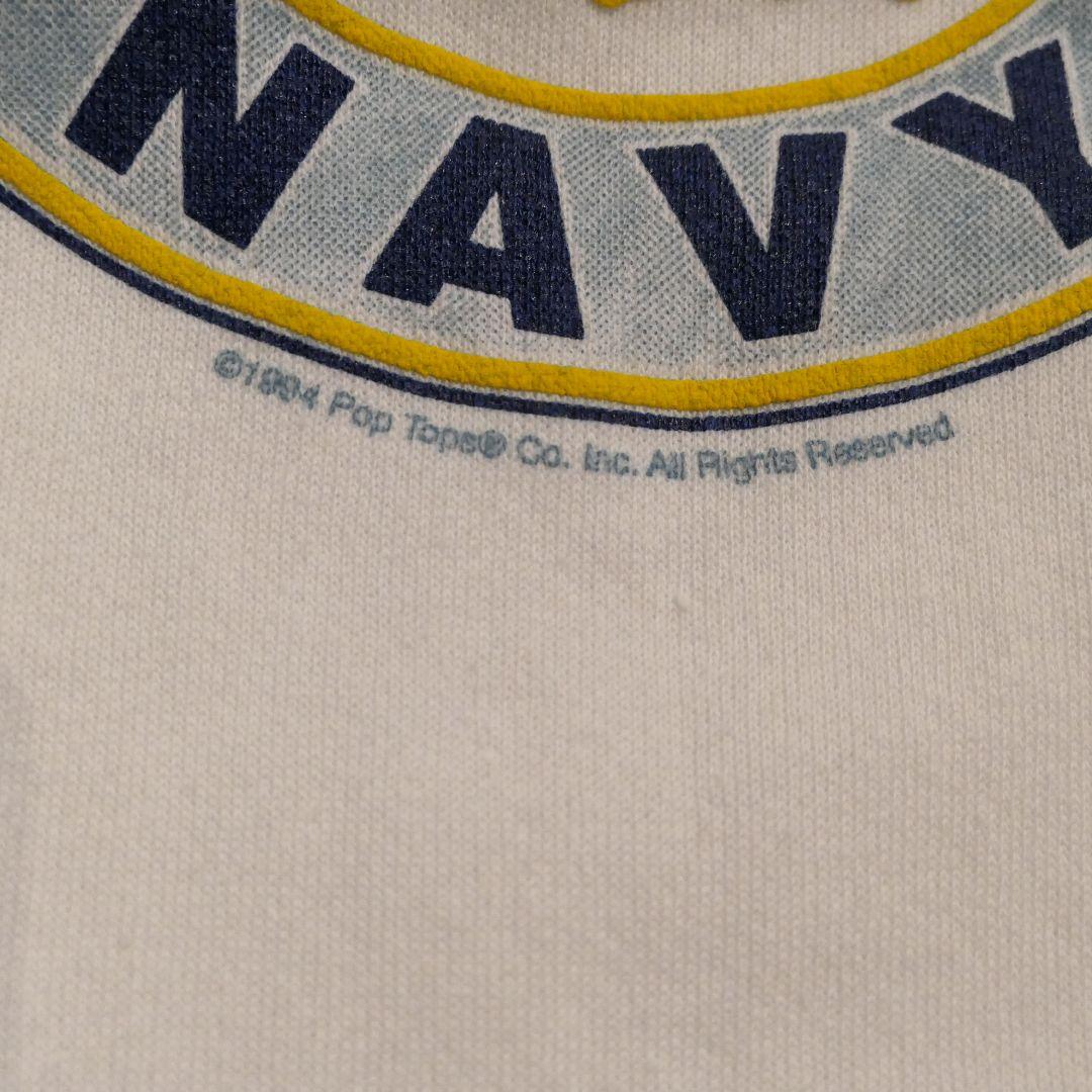 VINTAGE 90s XL Militaly sweat -U.S.NAVY-