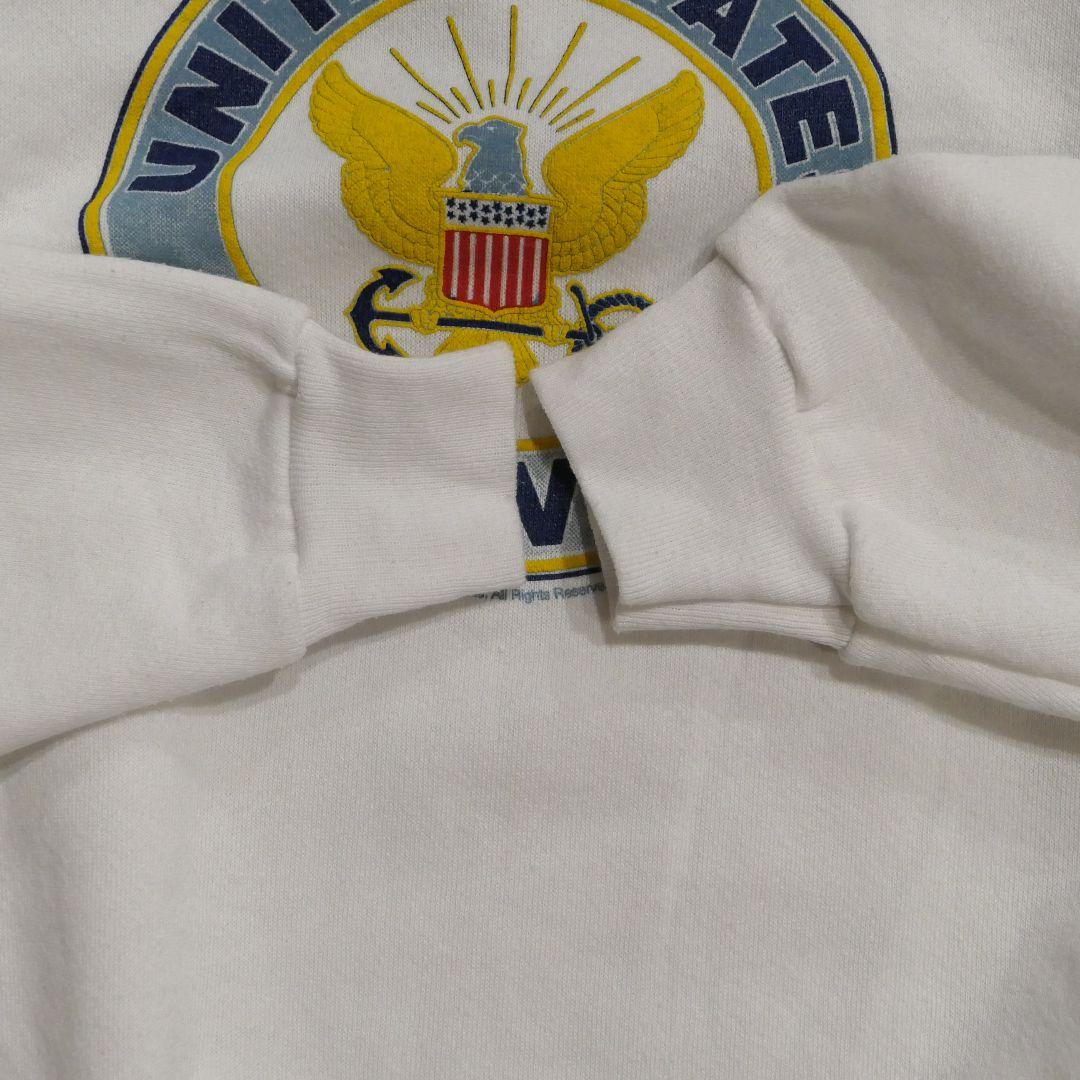 VINTAGE 90s XL Militaly sweat -U.S.NAVY-