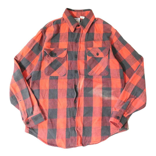 VINTAGE 80s M Block check shirt -Prentiss-