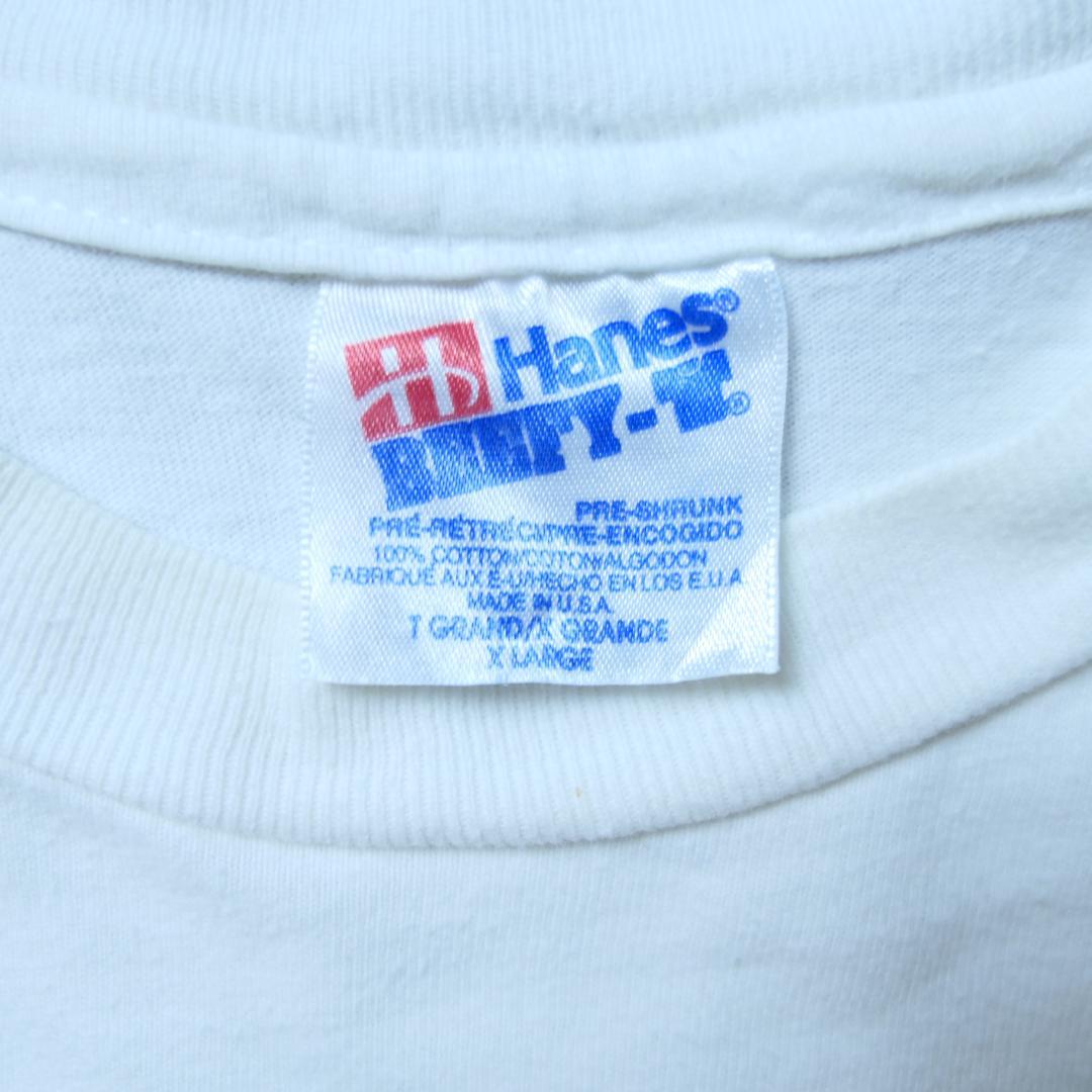 VINTAGE 90s XL Logo Tee -Hanes-
