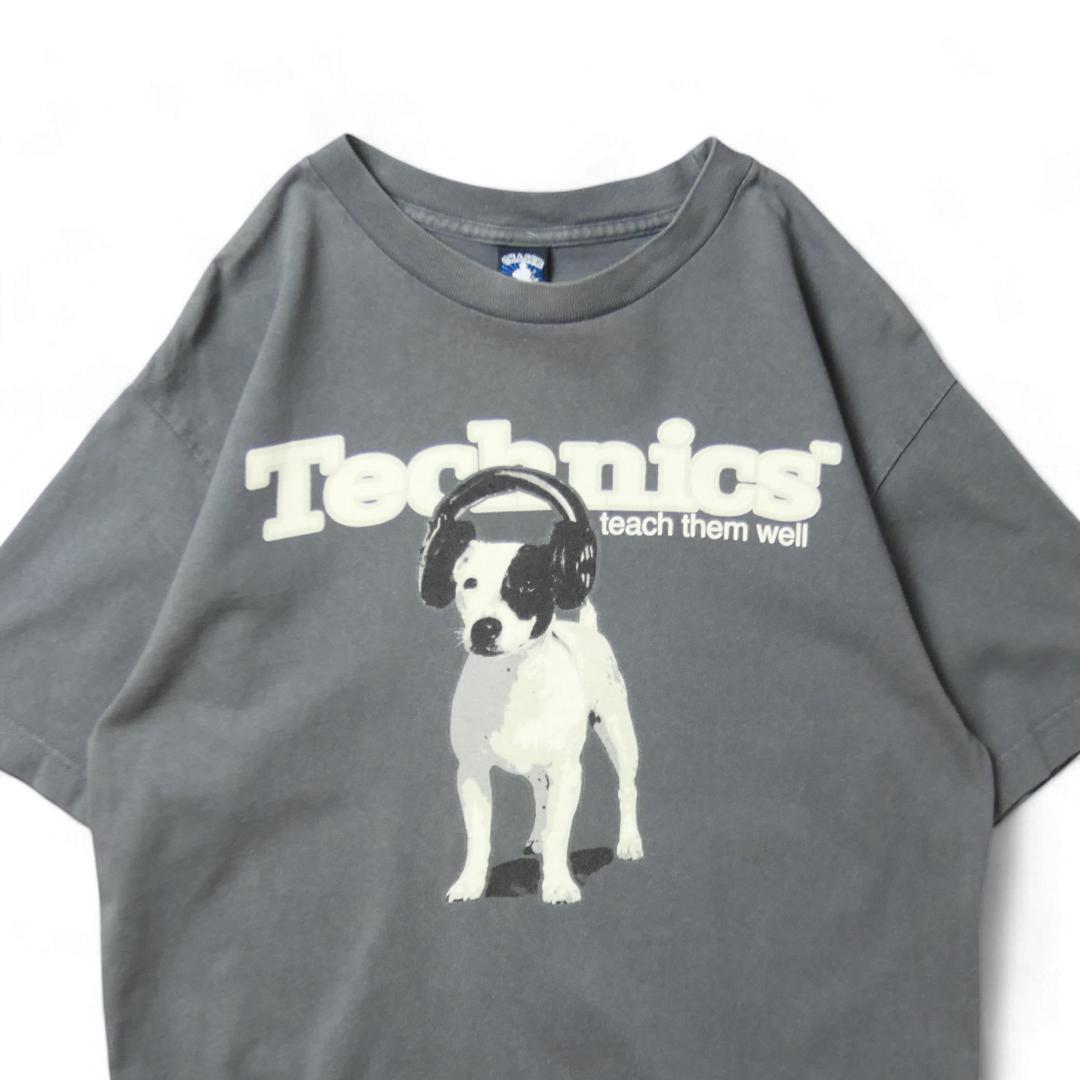 VINTAGE 90-00s M-L Promotion Tee -Technics-