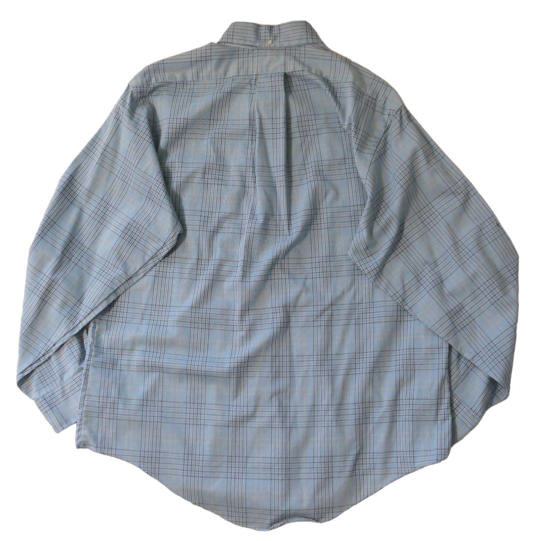 VINTAGE 70s L Button down shirt -Sears-
