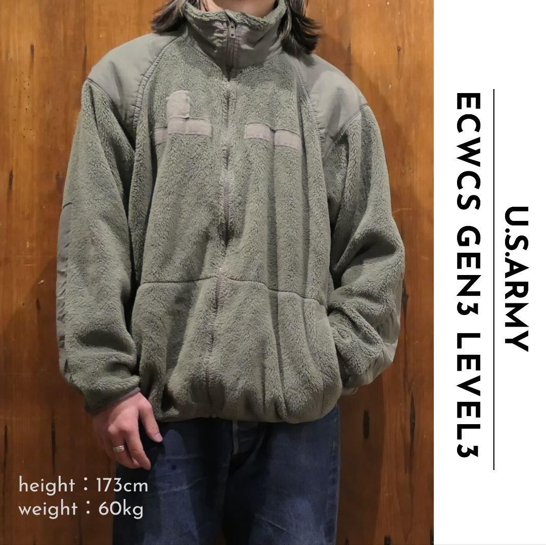 USED LARGE-REGULAR ECWCS GEN3 LEVEL3 Fleec Jacket -U.S.ARMY-