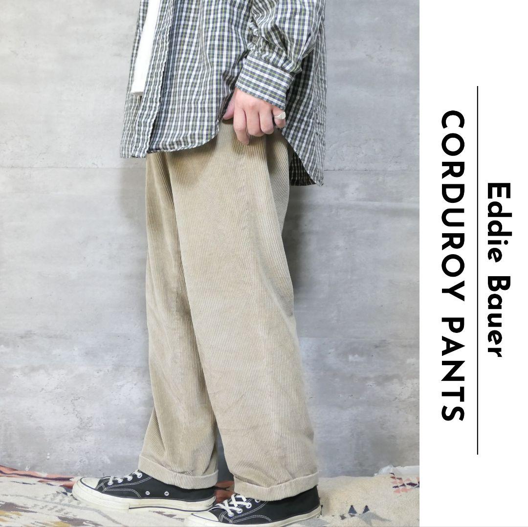 USED 34inch Corduroy pants -Eddie Bauer-