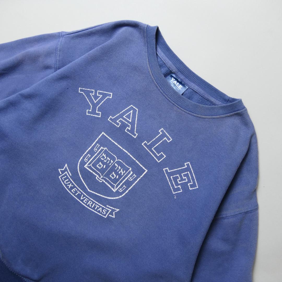 USED S-M College Sweat -YALE UNIVERSITY-
