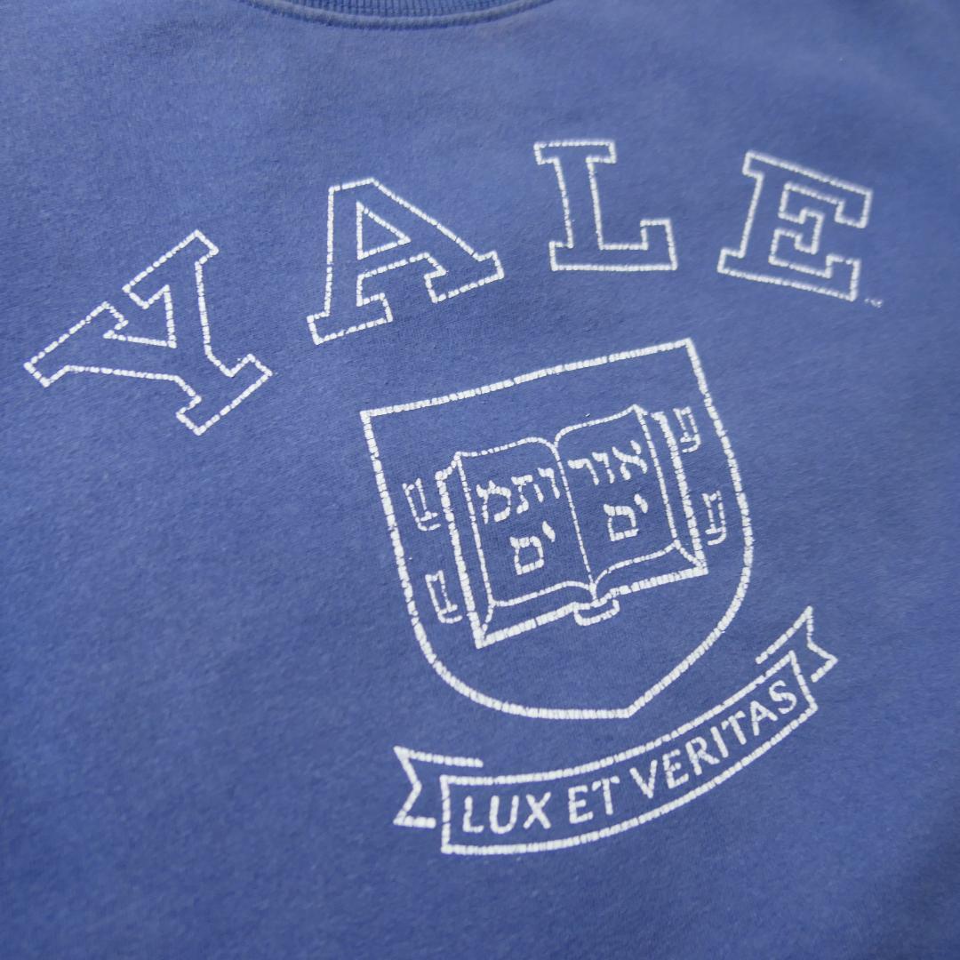 USED S-M College Sweat -YALE UNIVERSITY-