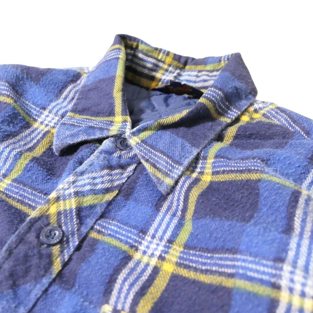USED L Inner cotton flannel shirt -WOODLAND-