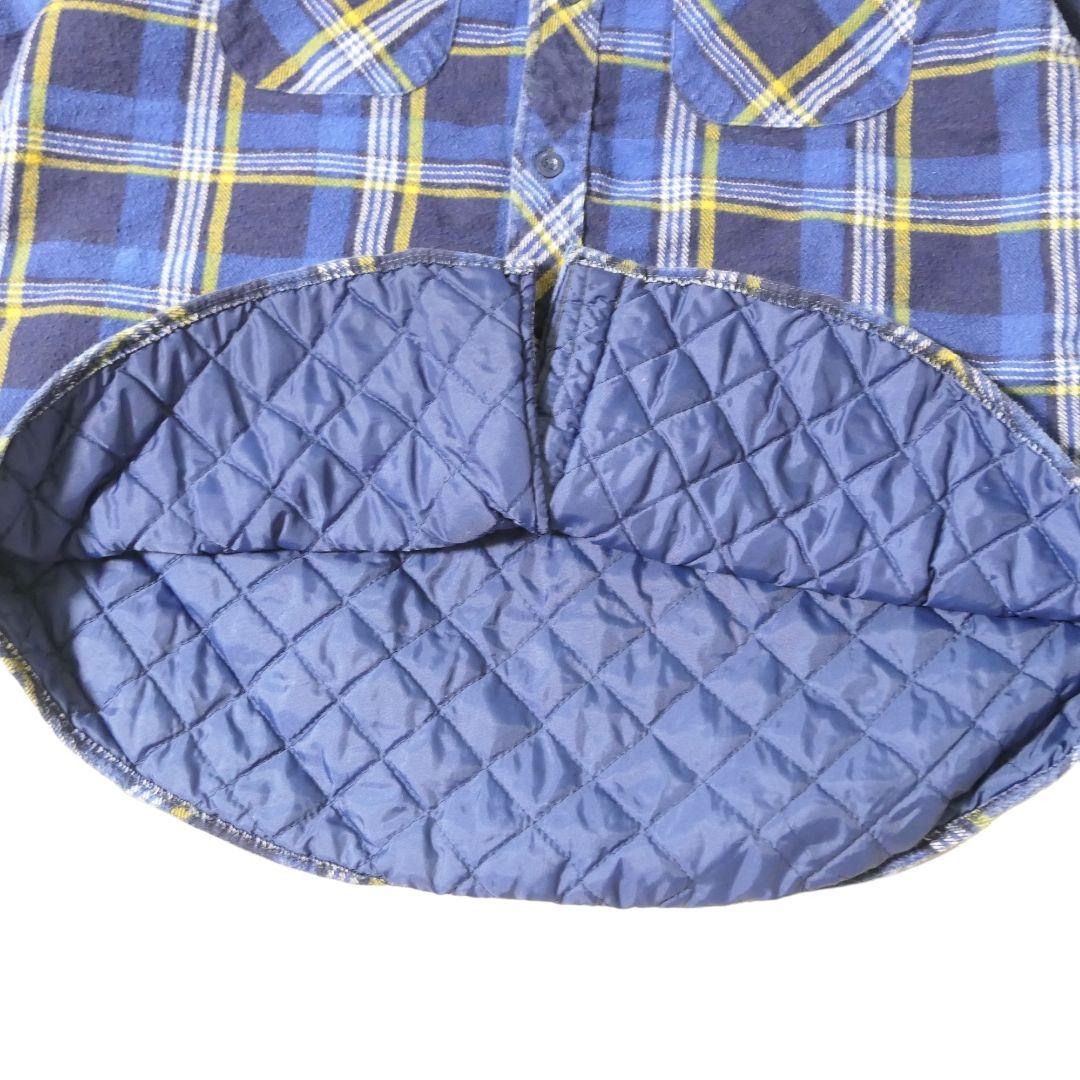 USED L Inner cotton flannel shirt -WOODLAND-
