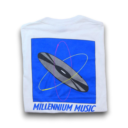 VINTAGE 90s XL Promotion Tee -Millenium Music-