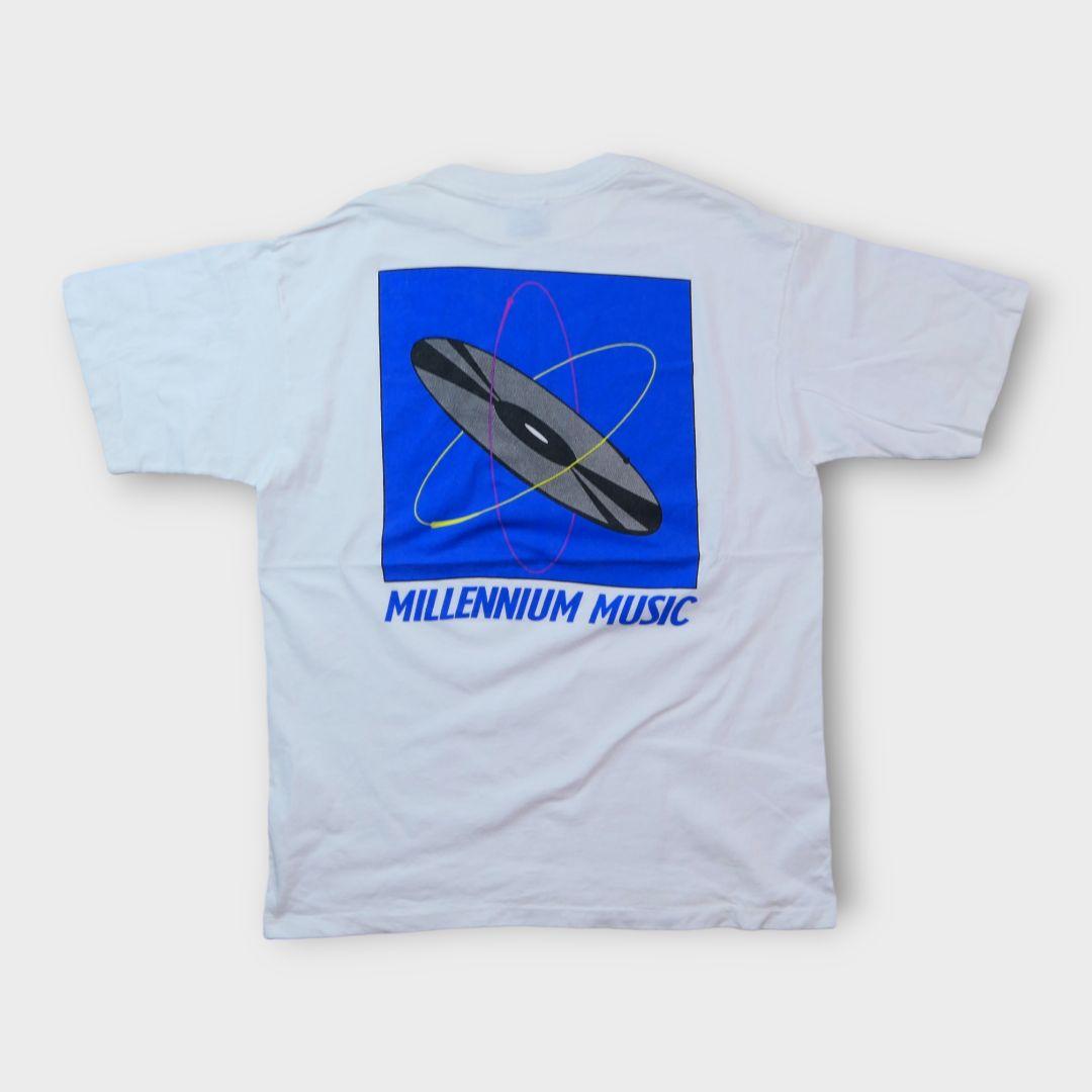 VINTAGE 90s XL Promotion Tee -Millenium Music-