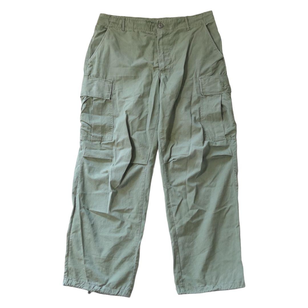 VINTAGE 60s REGULAR-MEDIUM Jungle fatigue pants -U.S.ARMY-