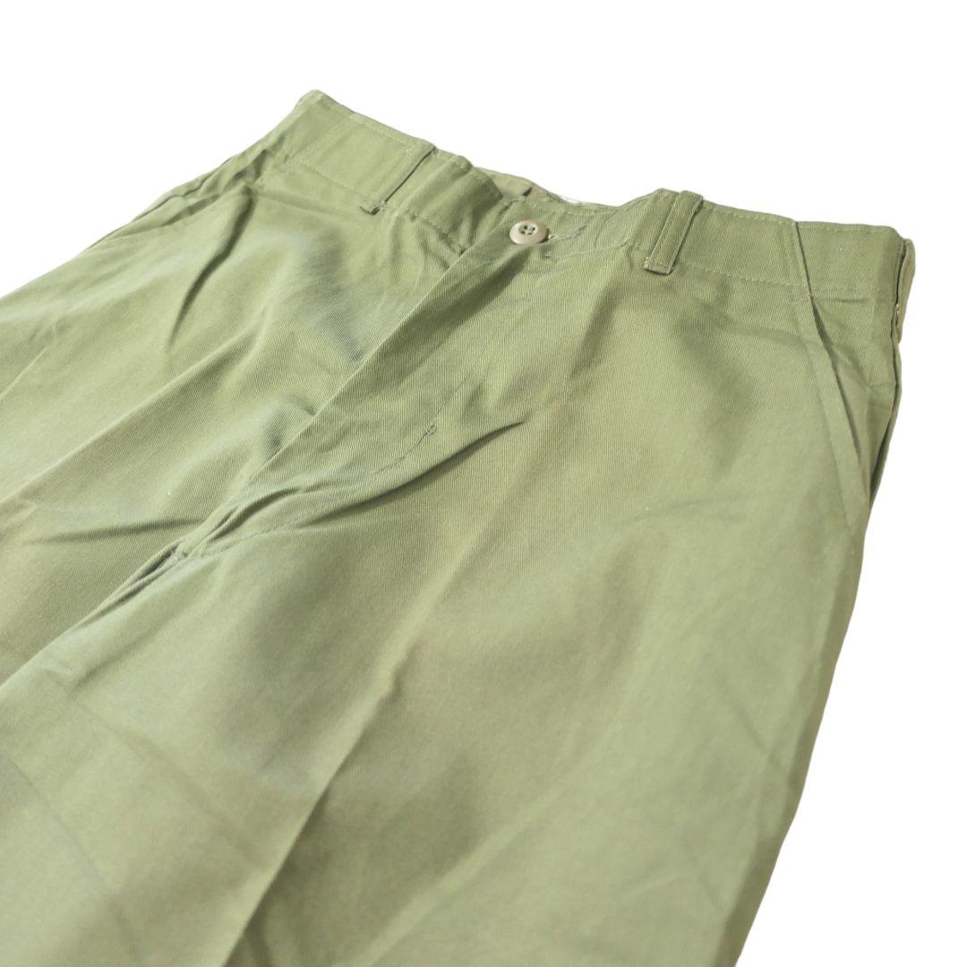 VINTAGE 80s 32inch OG-507 Baker pants -U.S.ARMY-