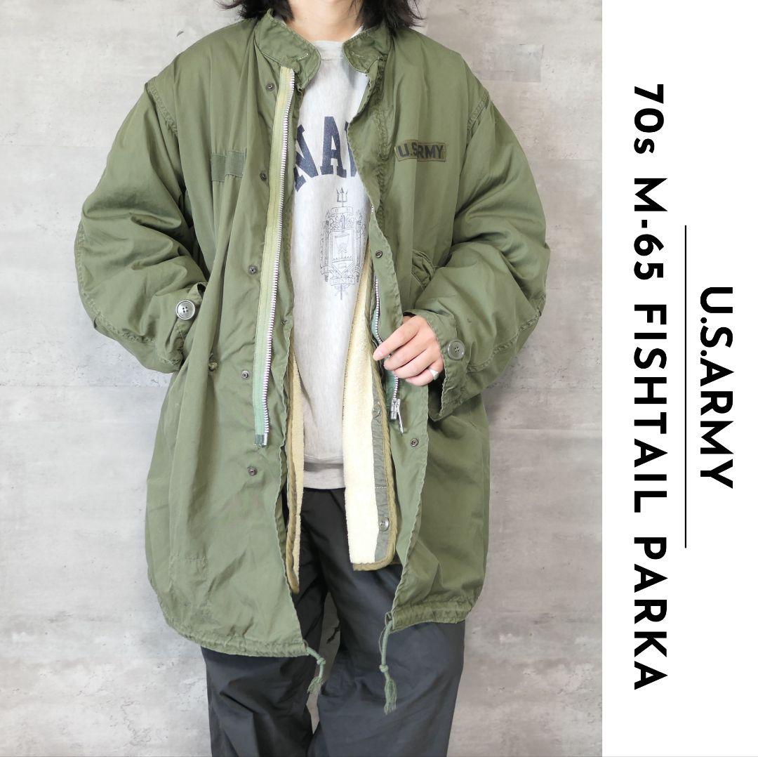 70s U.S.ARMY/M-65 parka M65 フィッシュテールパーカー米軍実物