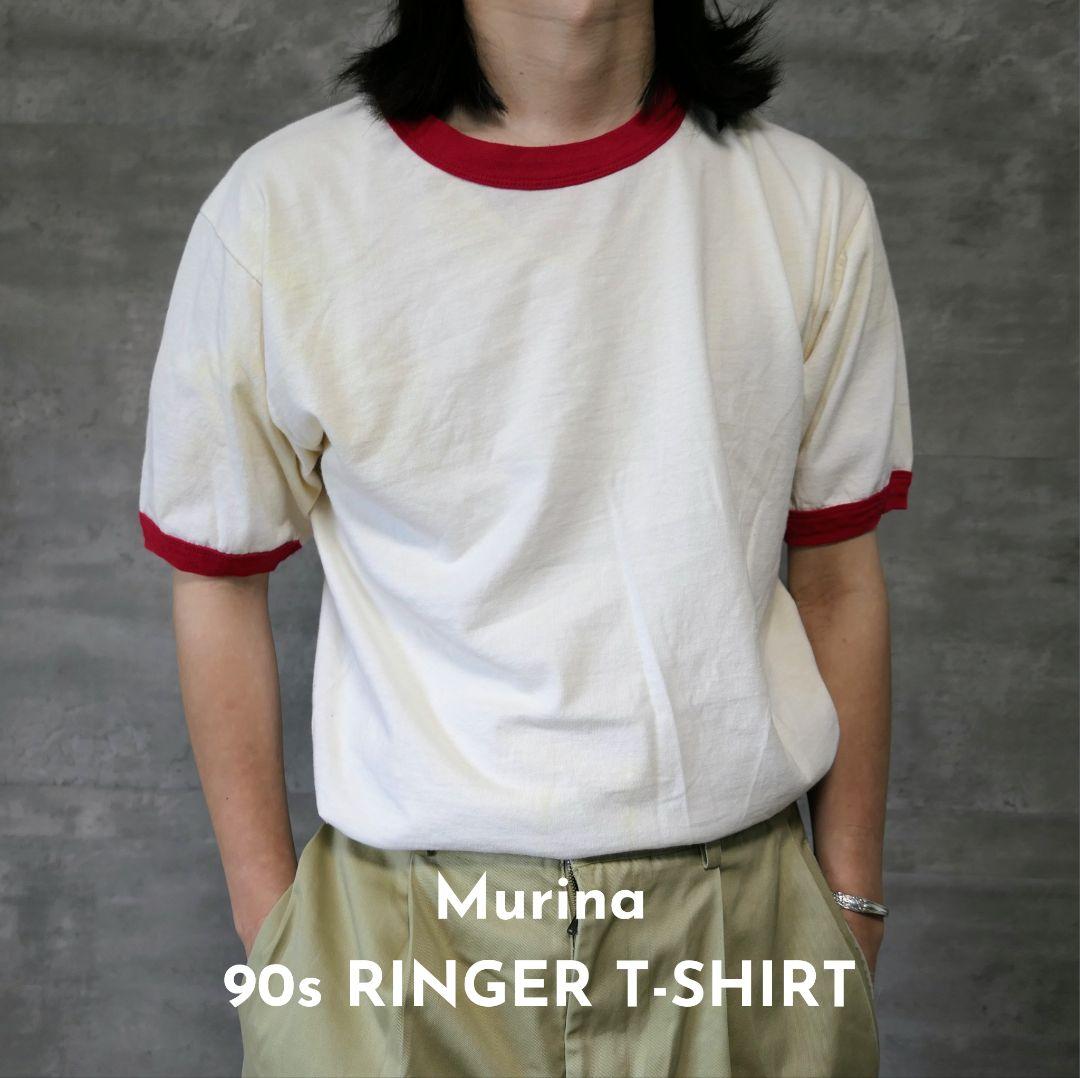 VINTAGE 90s M Ringer T-shirt -Murina-
