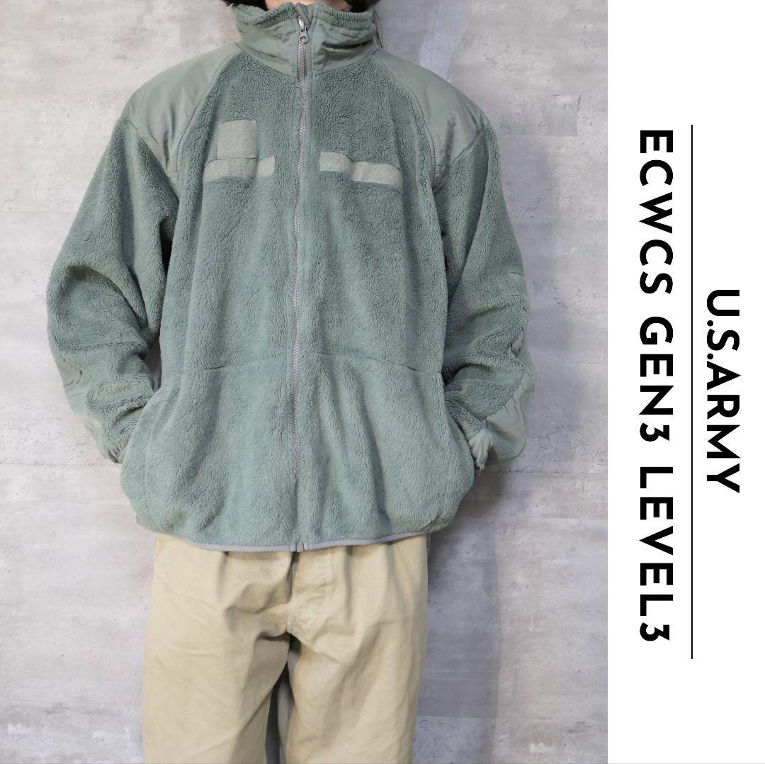 USED LARGE-REGULAR ECWCS GEN3 LEVEL3 Fleece jacket -U.S.ARMY-