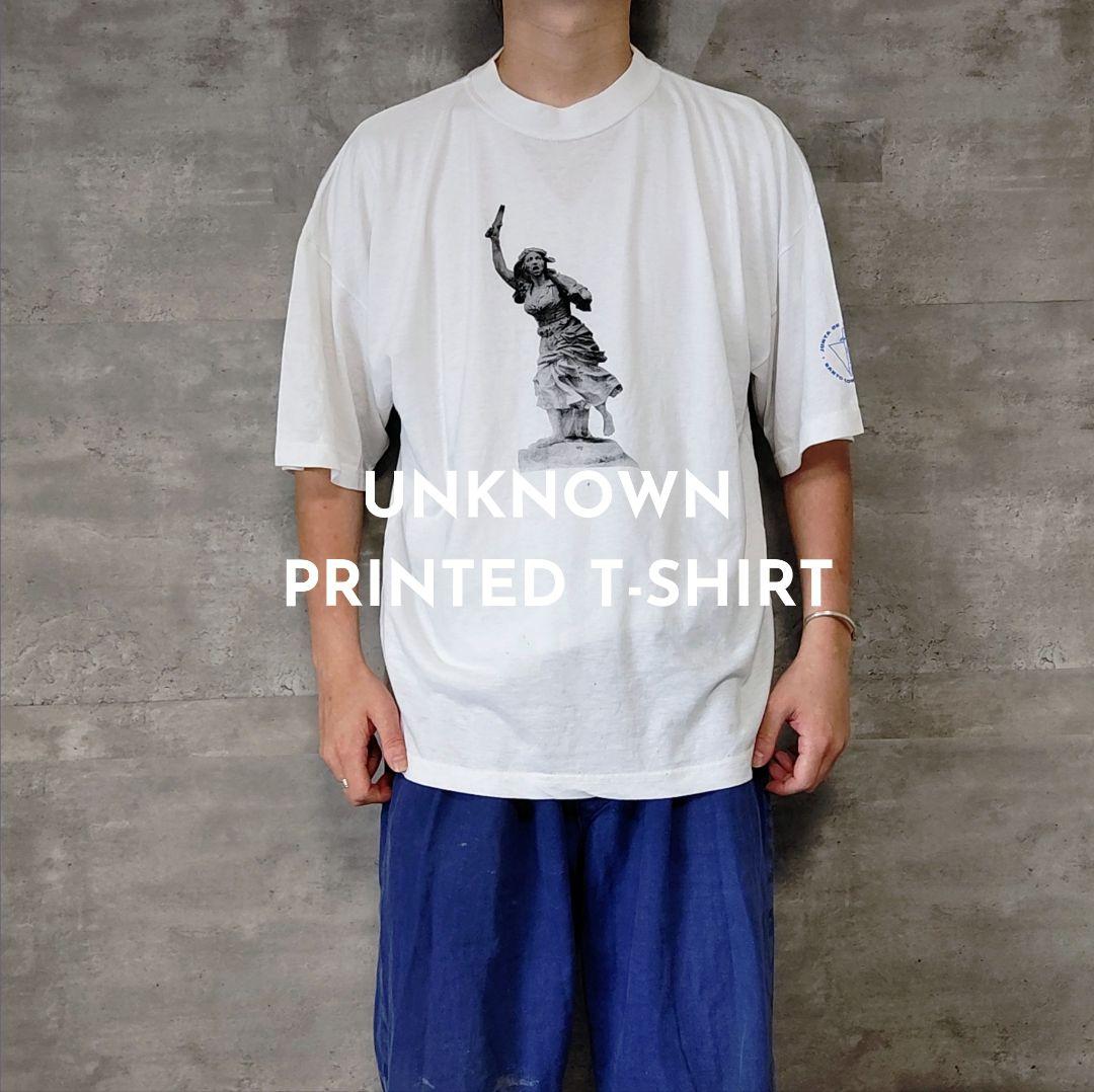 USED L Printed T-shirt -UNKNOWN-